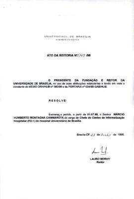 Ato da Reitoria nº 1143/1998