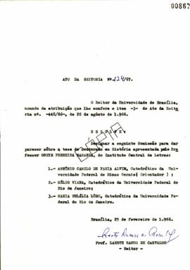 Ato da Reitoria nº 0124/1967