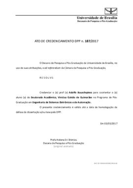 Ato de Credenciamento DPP N° 0187/2017