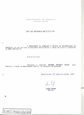 Ato da Reitoria nº 2126/1997