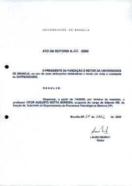 Ato da Reitoria nº 0226/2000