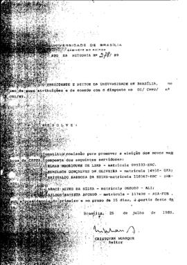 Ato da Reitoria nº 0278/1989