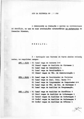 Ato da Reitoria nº 0134/1980