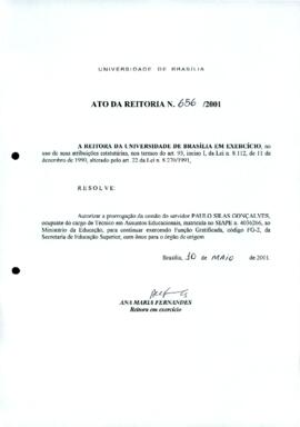 Ato da Reitoria nº 0656/2001