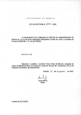 Ato da Reitoria nº 1872/2002