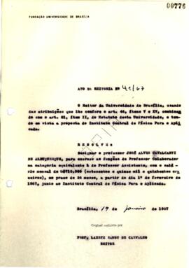 Ato da Reitoria nº 0041/1967