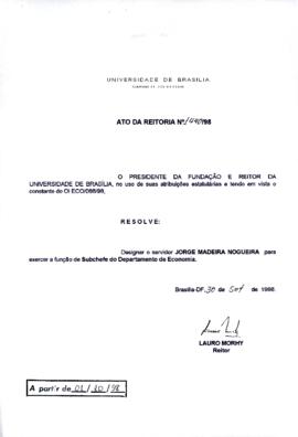 Ato da Reitoria nº 1440/1998