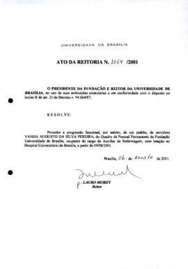 Ato da Reitoria nº 1064/2001