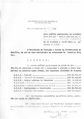 Ato da Reitoria nº 0196/1974