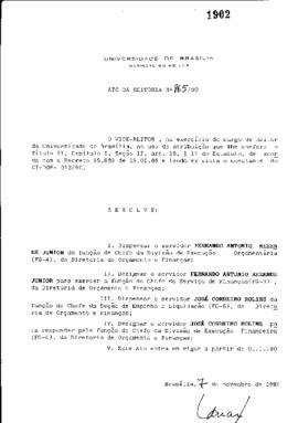 Ato da Reitoria nº 0865/1990