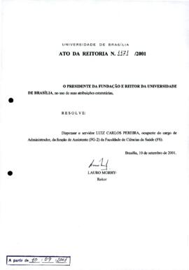 Ato da Reitoria nº 1171/2001