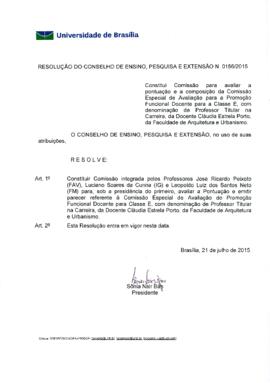 Resolução do Conselho de Ensino, Pesquisa e Extensão nº 0156/2015