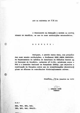 Ato da Reitoria nº 0057/1975