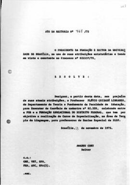 Ato da Reitoria nº 0768/1975