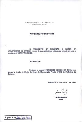 Ato da Reitoria nº 0724/1998