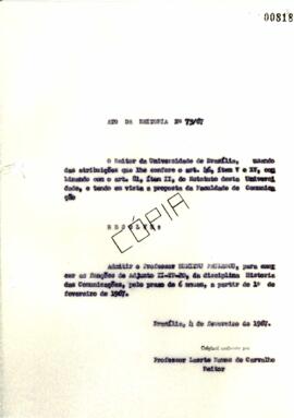 Ato da Reitoria nº 0073/1967