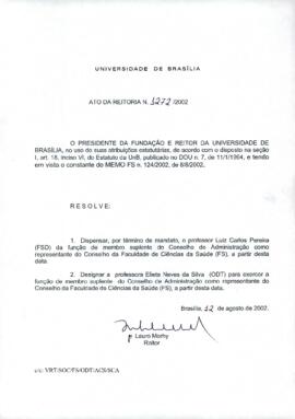 Ato da Reitoria nº 1272/2002