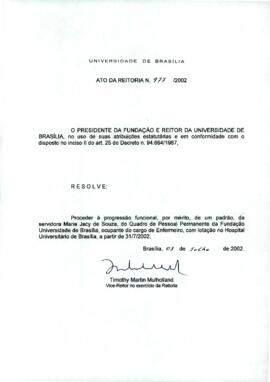 Ato da Reitoria nº 0977/2002