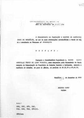 Ato da Reitoria nº 1055/1974