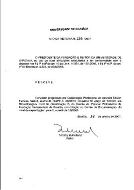 Ato da Reitoria nº 0113/2007