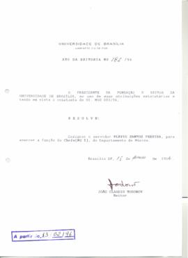 Ato da Reitoria nº 0182/1996