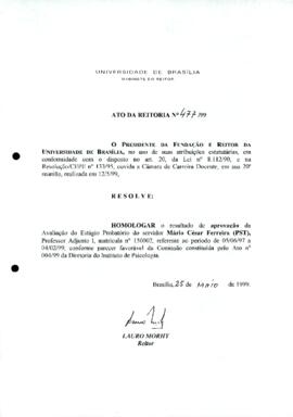 Ato da Reitoria nº 0477/1999