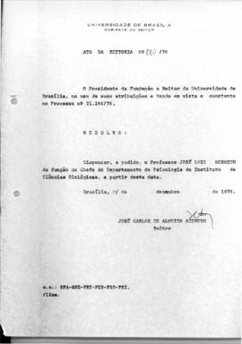 Ato da Reitoria nº 0880/1976