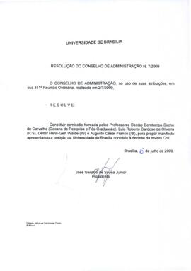 Resolução do Conselho de Administração Nº 0007/2009