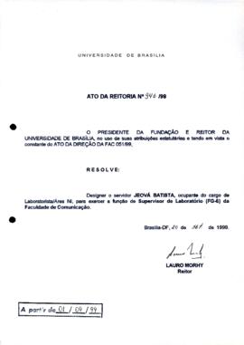 Ato da Reitoria nº 0946/1999