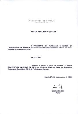 Ato da Reitoria nº 1626/1998