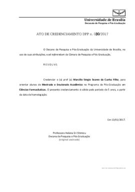 Ato de Credenciamento DPP N° 0030/2017