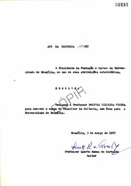 Ato da Reitoria nº 0139/1967
