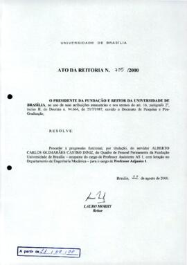 Ato da Reitoria nº 0735/2000