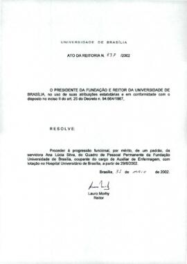 Ato da Reitoria nº 0837/2002