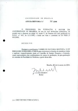 Ato da Reitoria nº 0090/2000