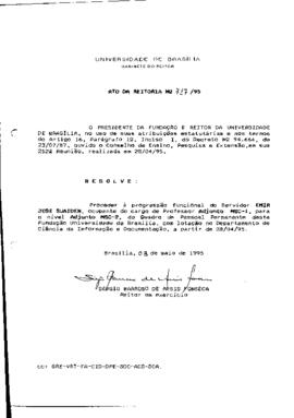Ato da Reitoria nº 0717/1995