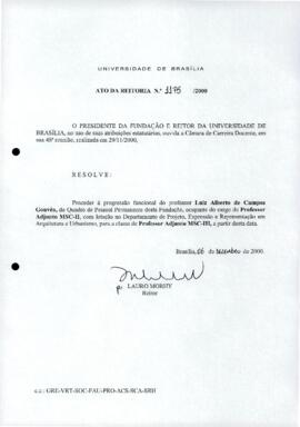 Ato da Reitoria nº 1175/2000