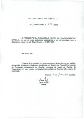 Ato da Reitoria nº 0179/2003