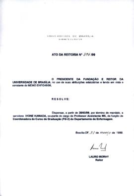 Ato da Reitoria nº 0296/1999