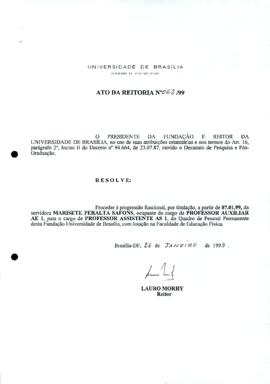 Ato da Reitoria nº 0062/1999