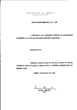 Ato da Reitoria nº 1390/1993