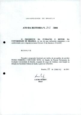 Ato da Reitoria nº 0202/2001