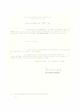 Ato da Reitoria nº 0576/1987
