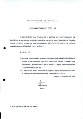 Ato da Reitoria nº 0556/1999