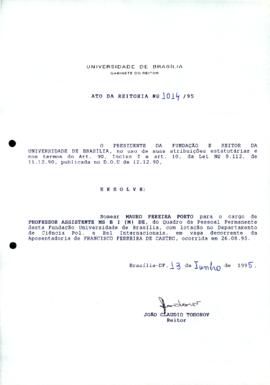 Ato da Reitoria nº 1014/1995