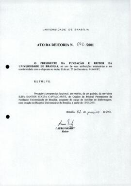 Ato da Reitoria nº 0042/2001