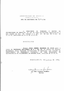 Ato da Reitoria nº 0974/1994