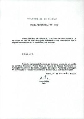 Ato da Reitoria nº 1785/2002