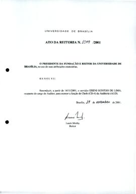 Ato da Reitoria nº 1399/2001