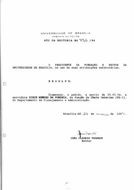 Ato da Reitoria nº 0796/1994